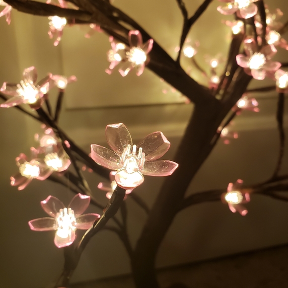 Two Kirkland's Pre-Lit Cherry Blossom Trees - Picture 4 of 4